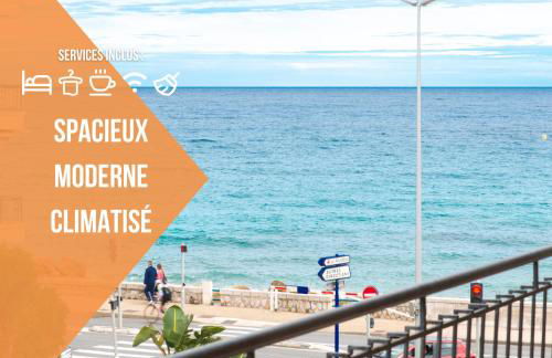 La Perle Bleue - Central - Vue Mer - Wifi - Foto 1