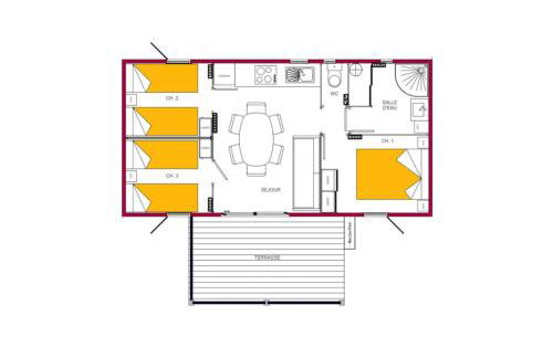 Chalet 35m2 3 chambres - Foto 6