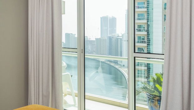 WelHome - Luxury 1BR Apt Mayfair Residency in Business Bay - Foto 5, Habitación