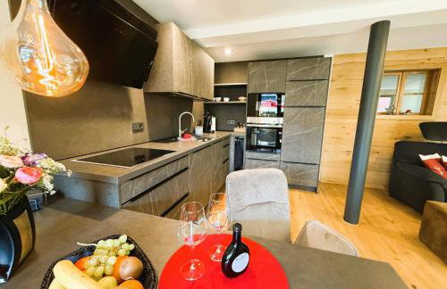 Ferienwohnung im Chaletstil Kornspeicher 70 qm Wellness Fitness Sauna Bergrödelhof - Foto 3