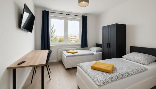 Ideal für Monteure. 3 Zimmer Apartment mit Küche, Waschmaschine, WiFi usw... . - Foto 4