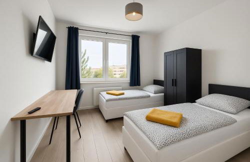 Ideal für Monteure. 3 Zimmer Apartment mit Küche, Waschmaschine, WiFi usw... . - Foto 4