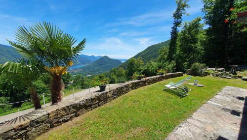 La Ca dal Rino - Baita Panoramica Ecosostenibile - Foto 1, Garden, Garden view