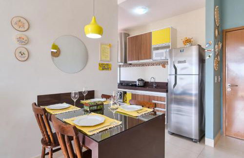 Dois Quartos, Sacada com Churrasqueira, a 400 MTS do Projeto Tamar e 800 MTS do Aquário - Foto 9