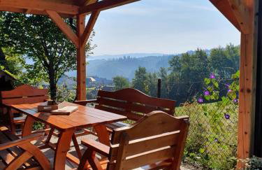 Borowikowe Zacisze drewniane domy z kominkami - Foto 54