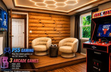 Large Group Friendly 2 Game Rooms Indoor Sauna Hot Tub 10 minutes to Poconos Raceway - Foto 6