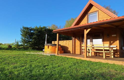 Caloroczny domek letniskowy ze stawem - Foto 48