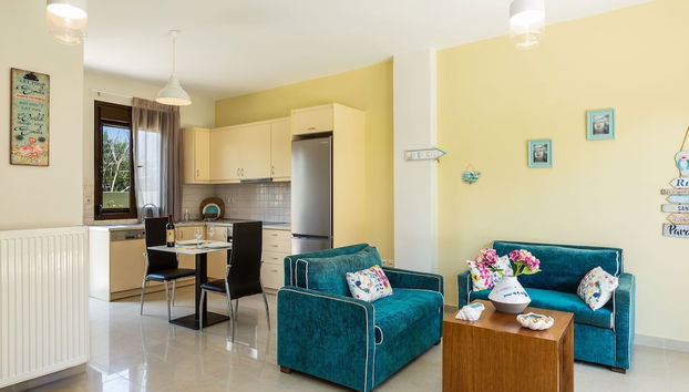 Stunning one Bedroom Apartment in Loutra - Foto 3, Area soggiorno