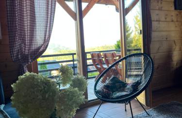 Borowikowe Zacisze drewniane domy z kominkami - Foto 6