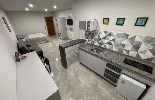 Novo apartamento Studio a poucos passos do Paraguai - Vila Portes - Foto 47