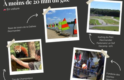 La Clef Decamp Moulin du Gast 35pers jacuzzi sauna billard baby - Foto 41