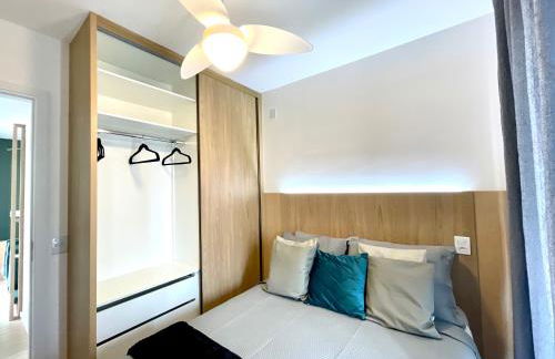 Apartamento Inteiro Novo Praia, 2 Varandas, Piscina e Vista Parcial MAC - Foto 47