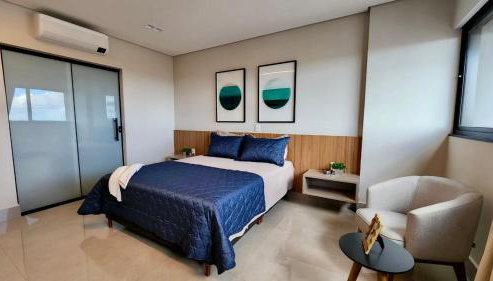 Flat de Luxo c/ Quarto Privativo 21º Andar Vertigo - Foto 4