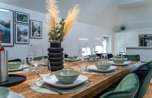 DND Design Loft I 170qm I Parken I Balkon I Workstation I Netflix I Kaffee I Waschmaschine I Trockner I Xbox I Ausblick - Foto 16