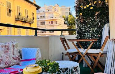 Studio Palais des Arts avec terrasse cosy Centre Nice Clim WiFi - Foto 2