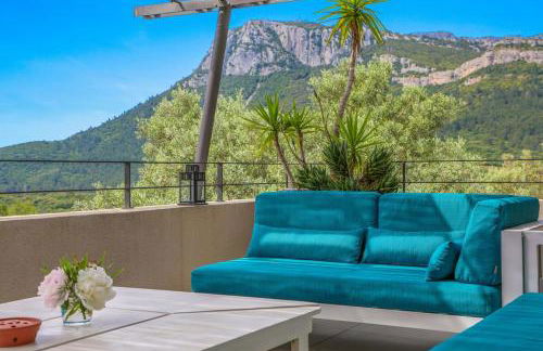 Villa Vespera Sollies Ville Piscine, jacuzzi et terrain de pétanque avec vue incroyable !!! - Foto 44