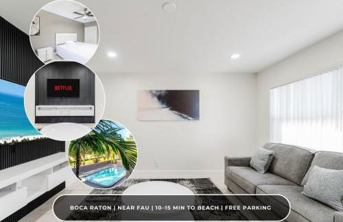 Modern Boca Condo Near FAU - 2 KING BR, Pool - Foto 1