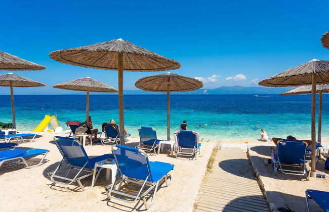 Villa Nionios Large Private Pool Walk to Beach Sea Views A C Wifi - 1033 - Foto 50