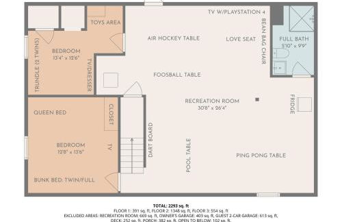 Dog-friendly 6-acre 5BR 3BA home, game room, deck, Wisconsin Dells 10min - Foto 9