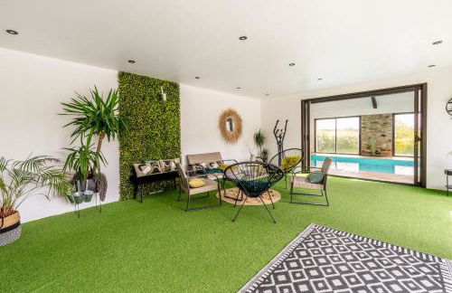 Gite Ti Coz piscine intérieure - Foto 18