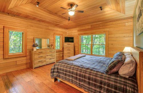 Luxe Mountain Escape with Hot Tub and Gym Near Boone! - Foto 15