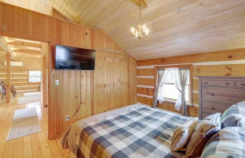 Ashe County Log Cabin Mountain-View Deck, Sauna - Foto 15