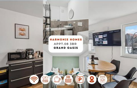 Harmonie Homes - Built in 2025 - High-Quality Beds & Linen - Full Kitchen - Fiber WiFi - 4K Smart TV - 2 Balconies - Elevator - Free Private Parking - Near Augsburg - 20 Min via Autobahn to Munich-West - Foto 15