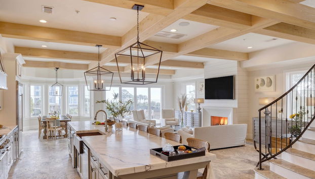 Sleeps 24, Private Beach Boardwalk, Infinity Pool 20 Bradley Cir by Avantstay - Foto 3, Interior