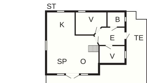 8 Person Holiday Home in Hojslev - Foto 5, Plano