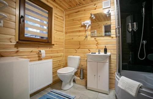 Domek całoroczny SÓWKA na Kaszubach z banią i sauną na wyłączność, wspólny basen i bilard z domkiem Jeleniówka - Ostrowite Leśna Dolina - Foto 44