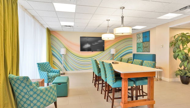 Zona de estar del vestíbulo