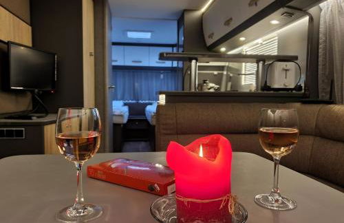 Wohnwagen am Rittergut Dornreichenbach - Foto 4