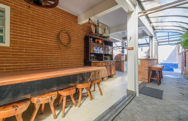 Casa piscina e lazer 50m praia Lagoinha - Foto 17