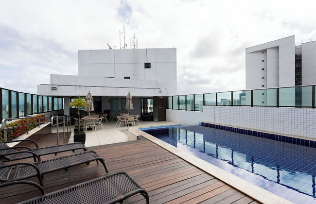 Lindo Flat no Beach Class Santa Maria em Boa Viagem - Foto 79