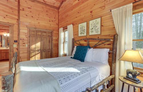 Secluded Cherry Log Cabin with Hot Tub and Swings! - Photo 24