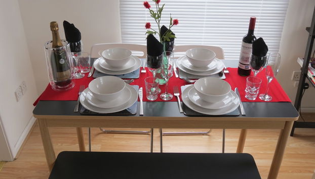 Essbereich im Zimmer