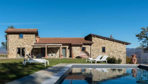 Villa Lux Poggelleri vista unica sul Casentino - Foto 4, Garden, sunbed