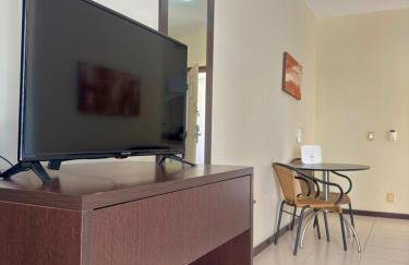 Studio pé na areia, vista, internet e ar - Foto 13