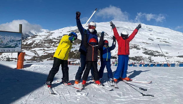 Group photo in Baqueira