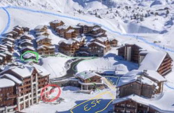 Chalet familial idéal 2 familles nombreuses Ski aux pied 12 pers Plagne Soleil - Foto 53