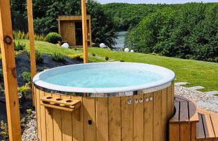 Stodoła Rzym - domek, jacuzzi, sauna, jezioro, las - Foto 57