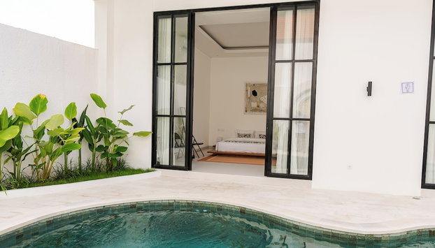 Tropical 2BR Private Villa, 6min Pererenan Beach - Foto 5, Habitación