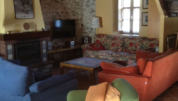 Coin salon dans le hall