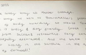 Knocker Cottage is a 3 bedroom made up of 1 double bedroom and 2 small double bedrooms in small village 10 min to beaches - Foto 45