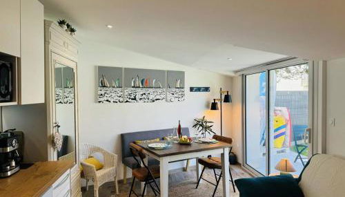 Studio Ty Cool, jardin 200m carré, 50m plage, wifi, parking - Foto 4