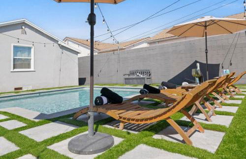 Pool House Retreat near LAX, SoFi & Beach - Foto 8