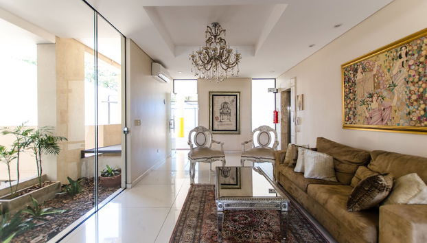 Zona de estar del vestíbulo