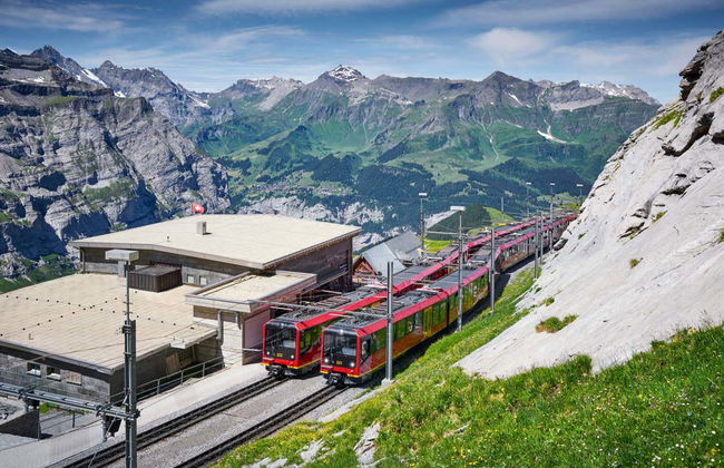 Train pour le Jungfraujoch - Top of Europe - Photo 2