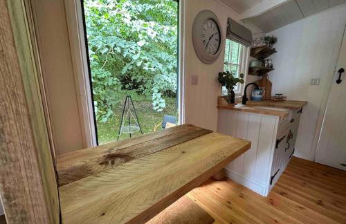 Cornwall Woodland Shepherd's Hut with Hot Tub - Deirdres Hut - Foto 25