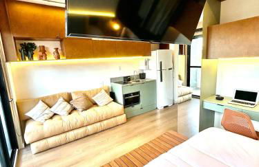 Moema URBAN Heaven - Piscina - Prox Metro - Prox Sh Ibirapuera - Cama Queen - Internet 500mbps - Ar cond - Cozinha completa - Academia - Churrasqueira - Foto 19